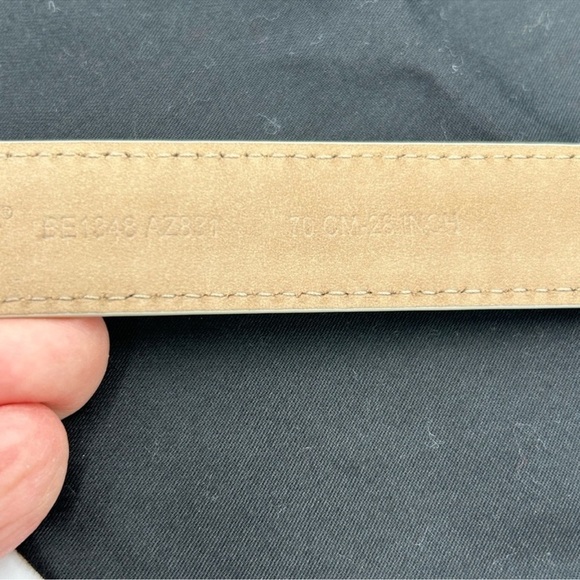 Women’s dolce and Gabbana calf Skin leather belt size 70 cm/28 in made in Italy main image 4